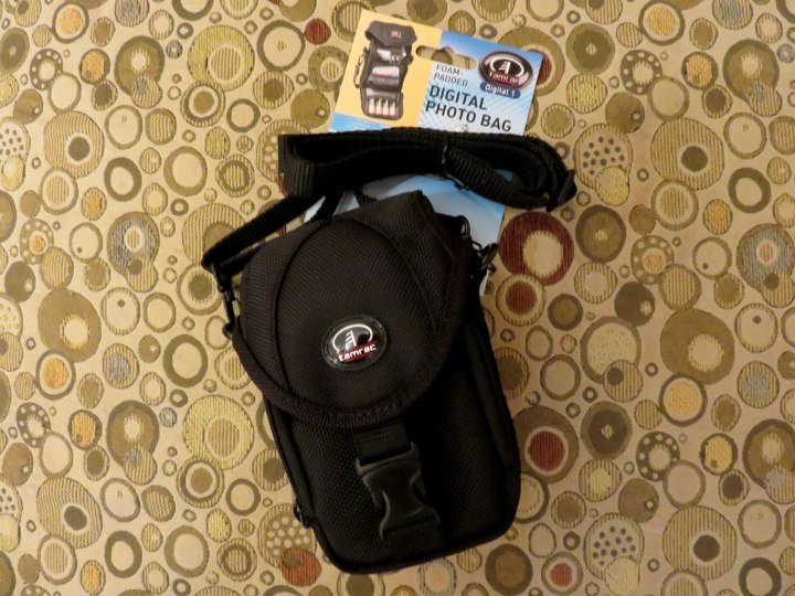 相机案件可拆卸肩带和拉链袋备用面饼或SD卡-佳能SX700相机伟大的包