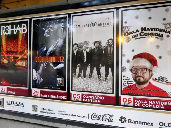 活动海报墨西哥城La Condesa。