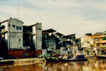 马六甲河划船游- 1993年东南亚单人游
