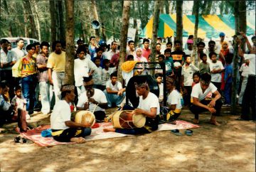 1993年马来西亚马六甲风筝节上的鼓声