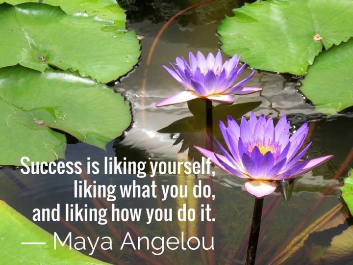 成功就是喜欢你自己，喜欢你做的事，喜欢你做事的方式。