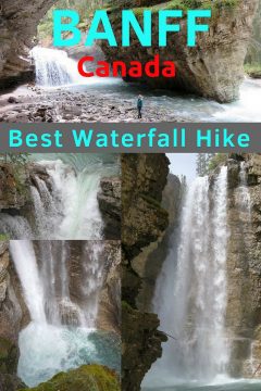 Johnston Canyon hike is the best waterfall hike in Banff National Park
