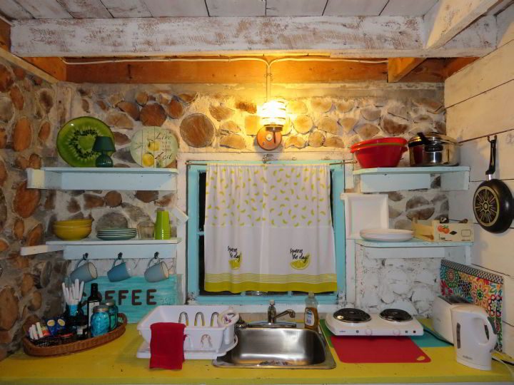 多彩的厨房在卡伯特小径小屋布雷顿角住宿