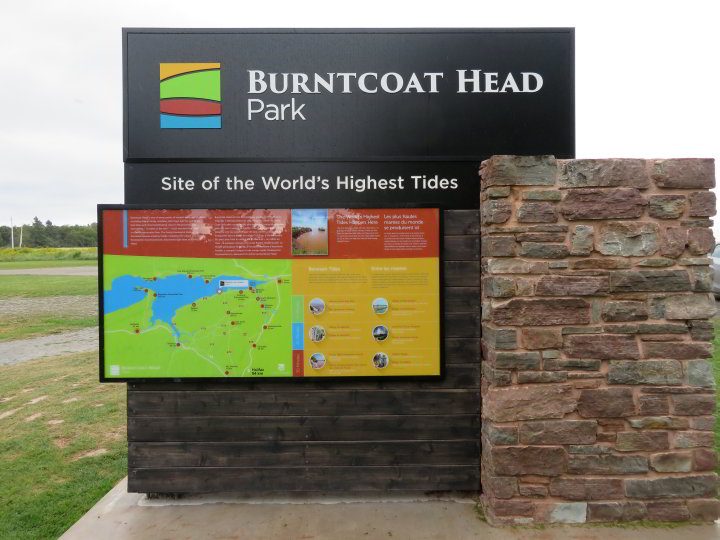 这是世界上潮汐最高的地方——burncoat Head公园的标志。