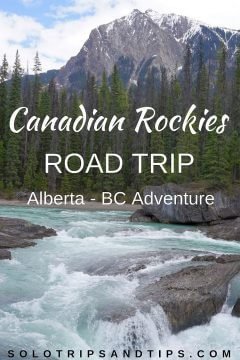 加拿大落基山脉公路之旅到阿尔伯塔省和BC省，在踢马河停留