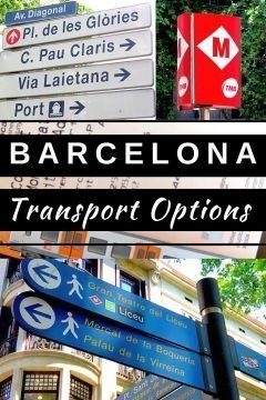 巴塞罗那交通提示和选择，包括从BCN机场到市中心历史街区。地铁，公共汽车，有轨电车，自行车租赁等
