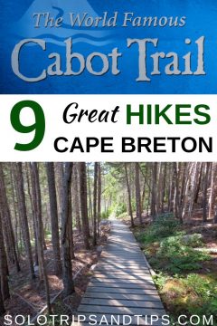 在加拿大新斯科舍省高地国家公园的布雷顿角，沿着世界著名的卡伯特小径徒步旅行
