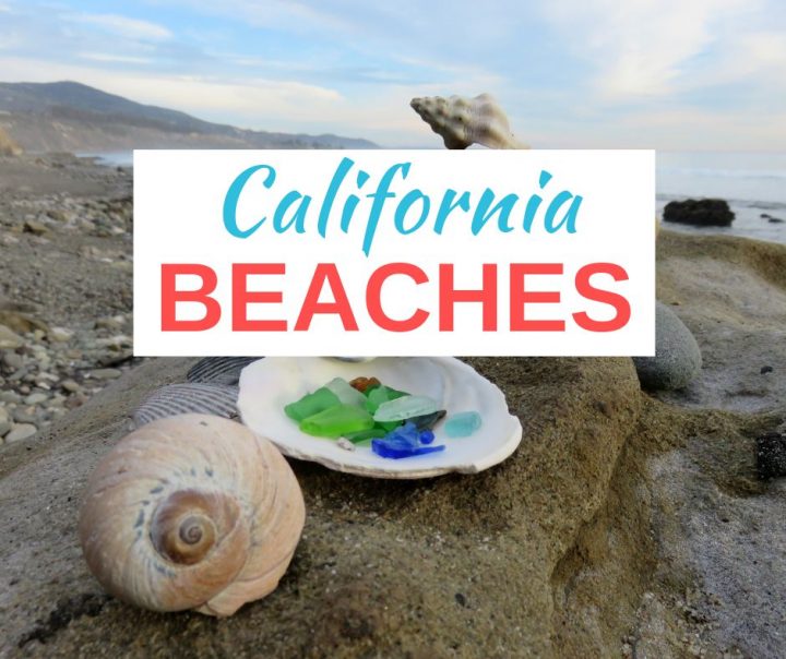 加州卡平特里亚海滩包括优秀的海滩玻璃和海滩梳理点