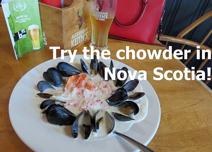 试试新斯科舍省的海鲜杂烩汤吧——这个版本来自布雷顿角的海岸餐厅