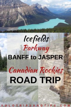 冰原公园路班夫到贾斯珀加拿大落基山脉自驾游行程