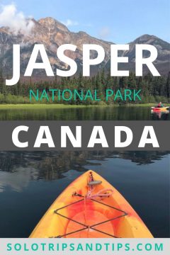 加拿大贾斯珀国家公园皮划艇
