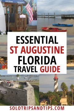 必不可少的圣奥古斯丁佛罗里达旅游指南