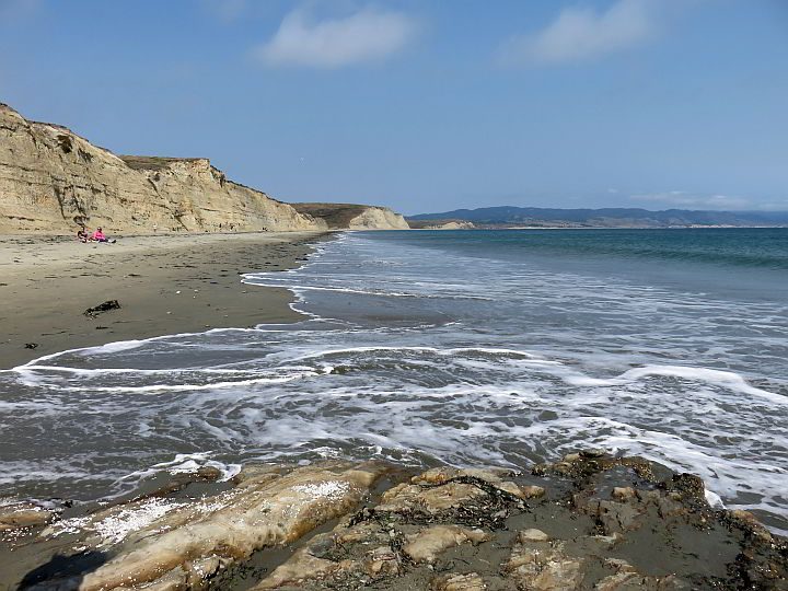 美丽的德雷克斯海滩北加州