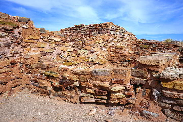亚利桑那州温斯洛附近的Homolovi考古遗址。