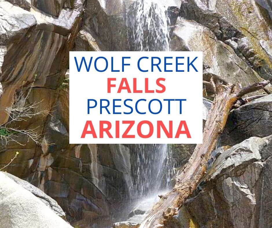 亚利桑那州普雷斯科特的狼溪瀑布