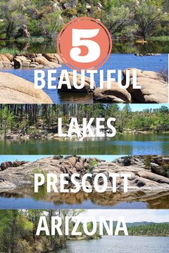 5个美丽的湖泊，亚利桑那州普雷斯科特