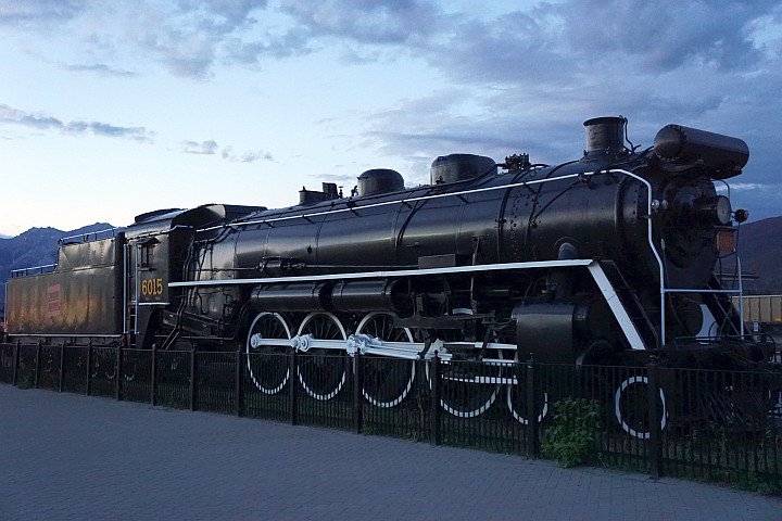 CN蒸汽机车6015发动机在Jasper AB