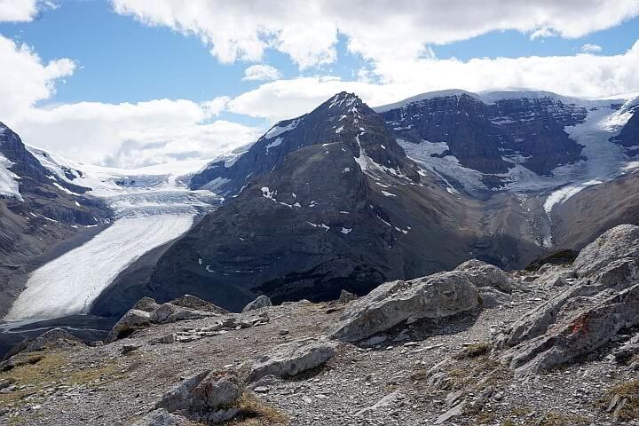 从Wilcox Ridge Jasper看阿萨巴斯卡冰川
