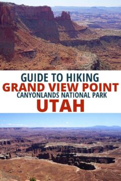 犹他州大峡谷国家公园徒步旅行指南。