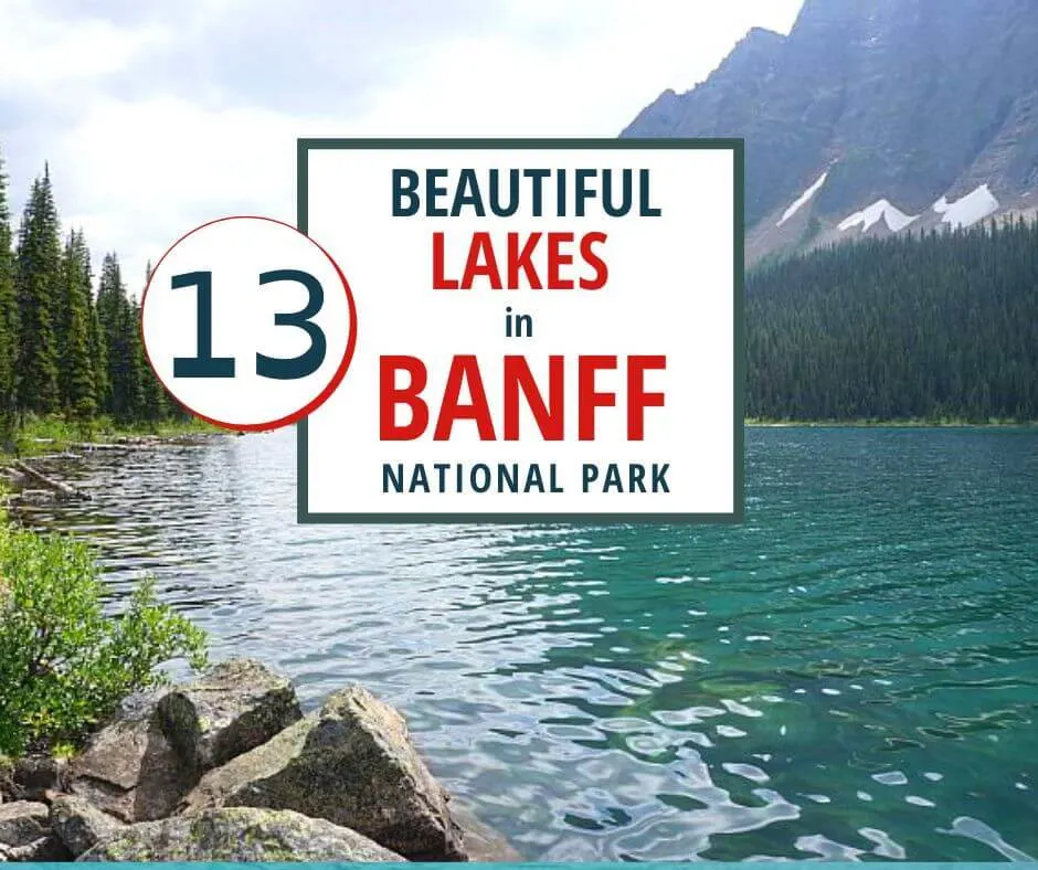 班夫国家公园的13个美丽湖泊-特色图像Boom Lake。
