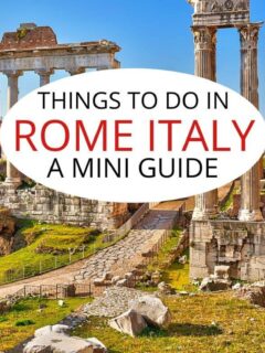 意大利罗马旅游指南。