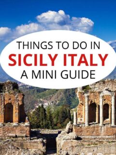 在意大利西西里岛可以做的事情——一个迷你指南。