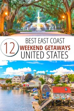 12个美国东海岸最佳周末度假胜地。