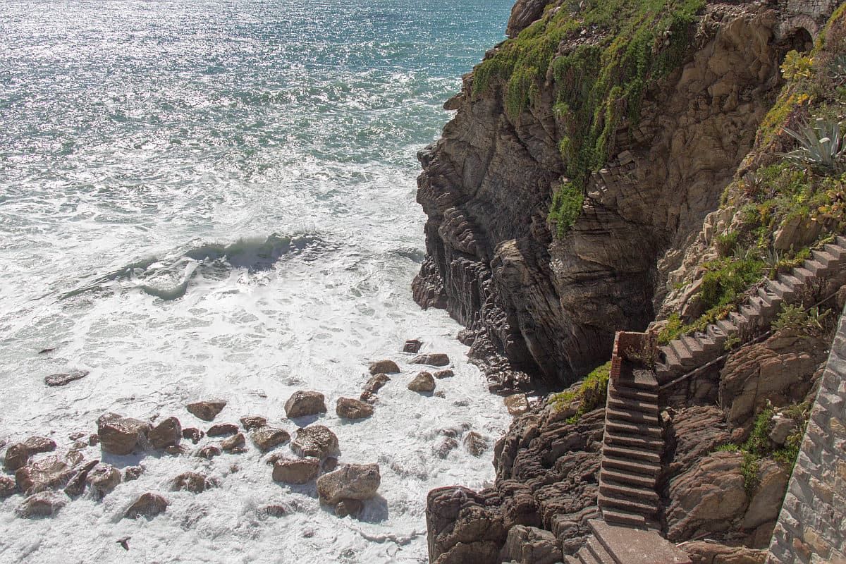 海边的楼梯Riomaggiore Cinqe Terre