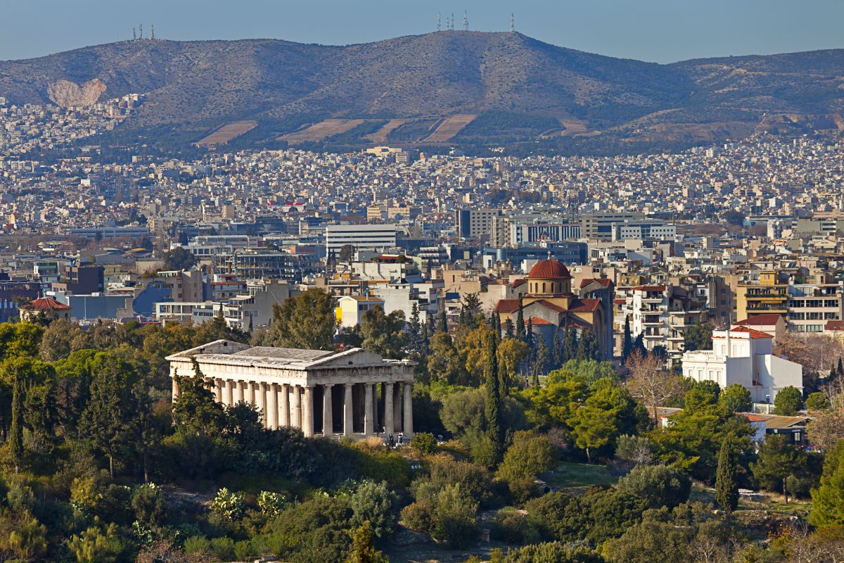 赫菲斯托斯神庙-雅典的集市。