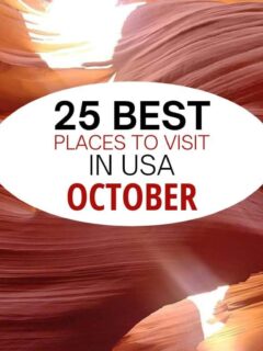 10月美国最好的25个景点。