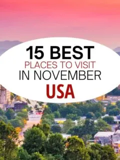 美国11月必去的15个地方。