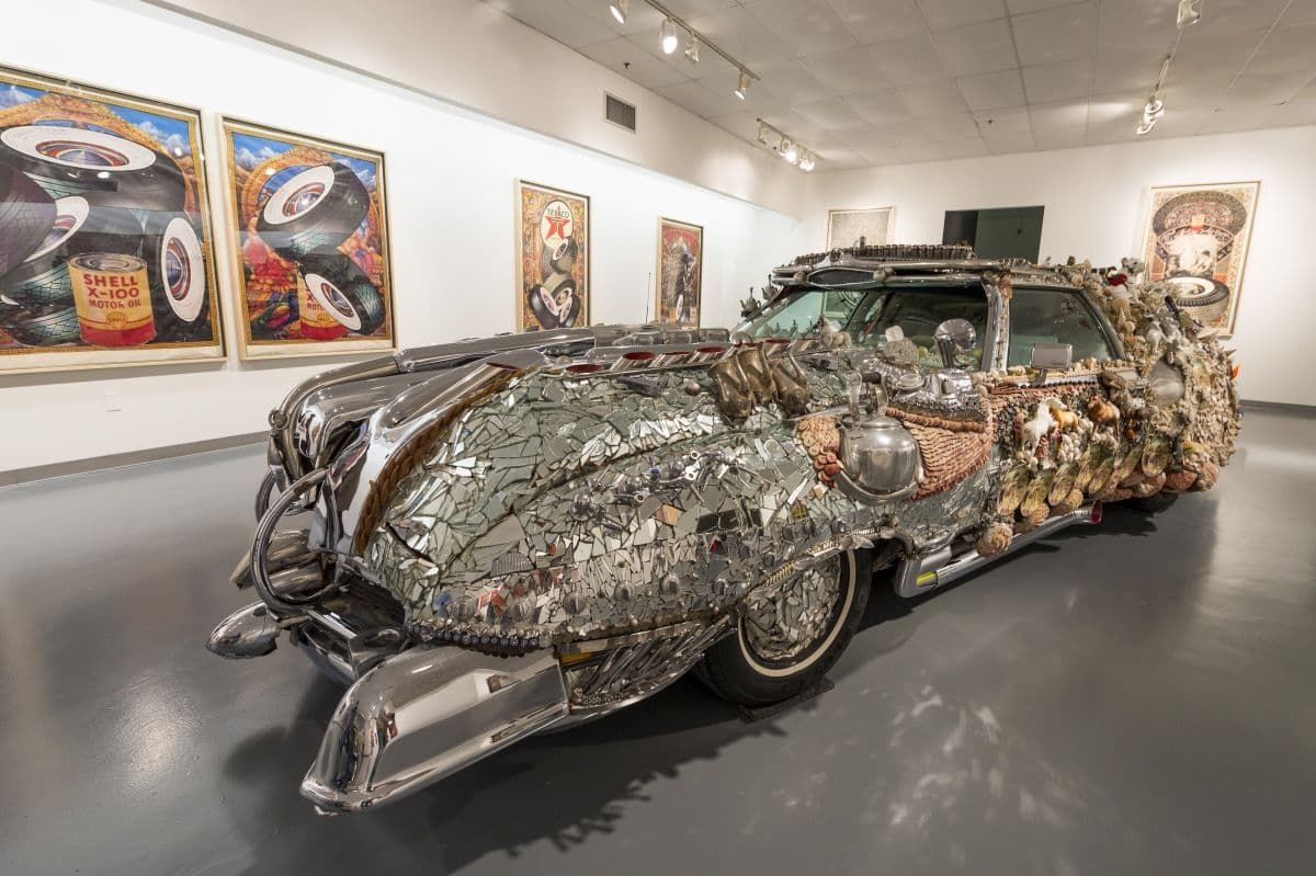 休斯顿艺术汽车博物馆的装饰艺术汽车。