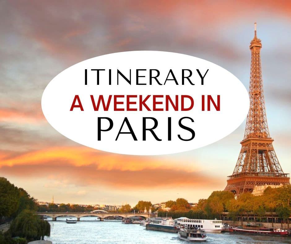 去巴黎度周末。