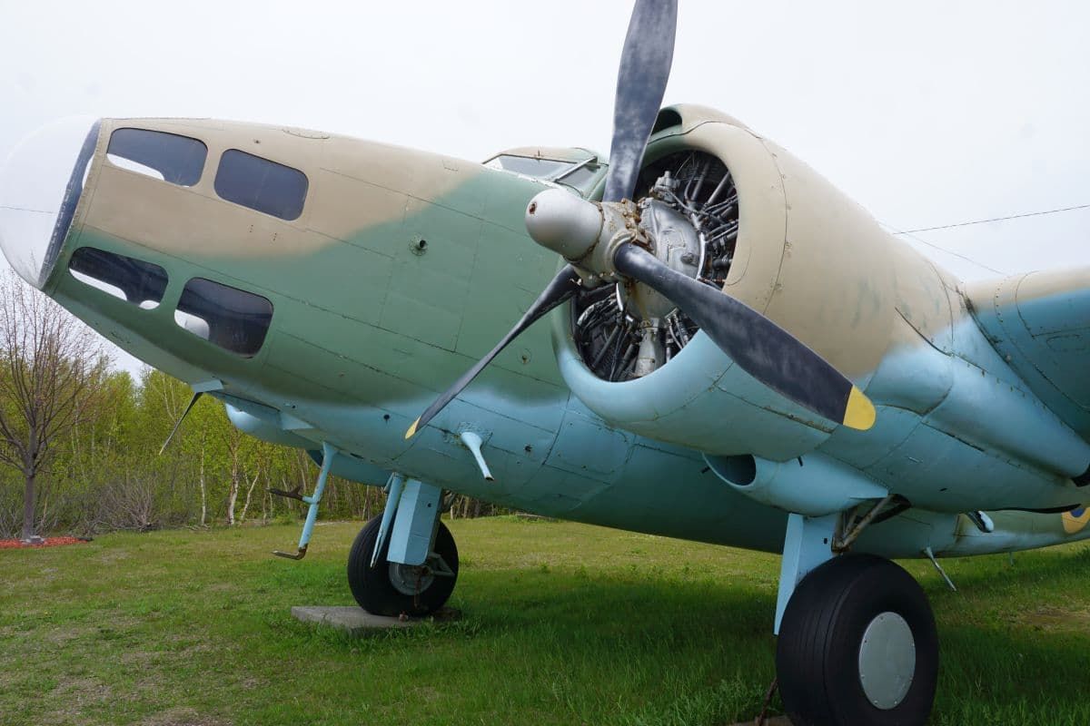二战洛克希德哈德森Mk-III飞机。