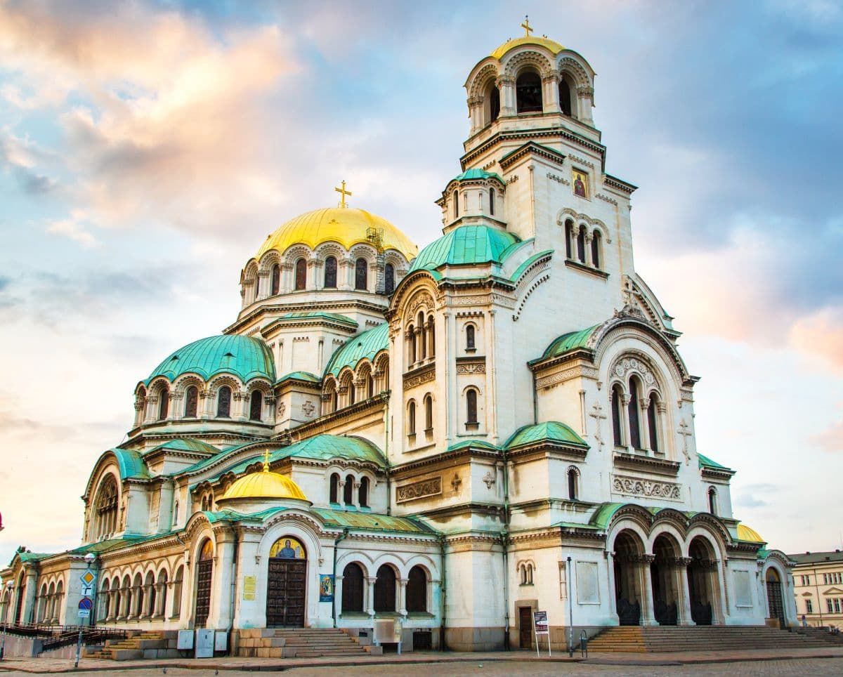 索菲亚亚历山大涅夫斯基大教堂。