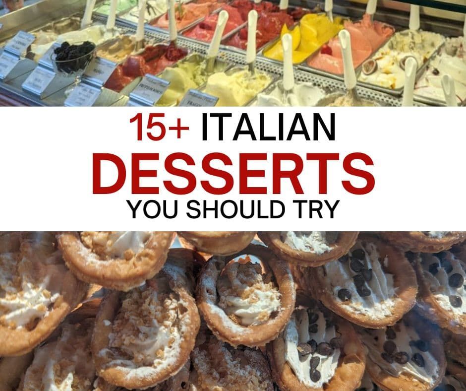 你应该试试15种以上的意大利甜点。